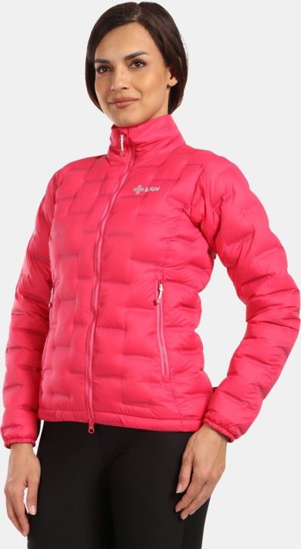 Dámská péřová bunda KILPI Papilon růžová Velikost: 42