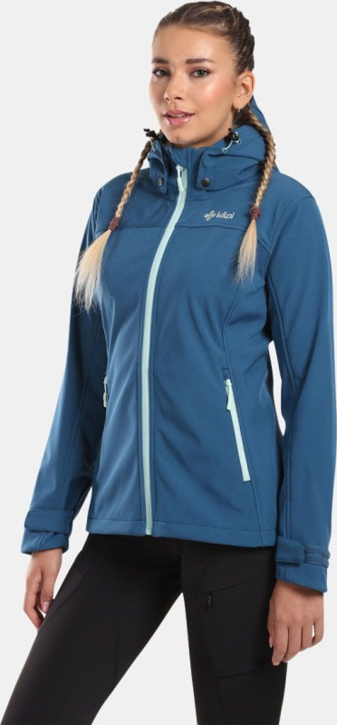 Dámská softshellová bunda KILPI Ravia modrá Velikost: 38