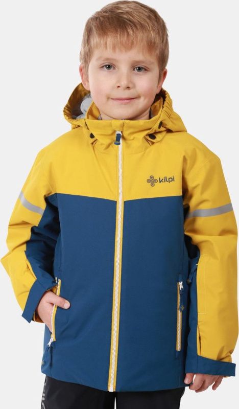Dětská lyžařská bunda KILPI Ateni žlutá Velikost: 110