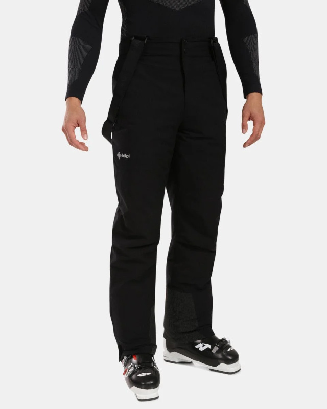 Pánské lyžařské kalhoty KILPI MIMAS-M Černá Velikost: M Short