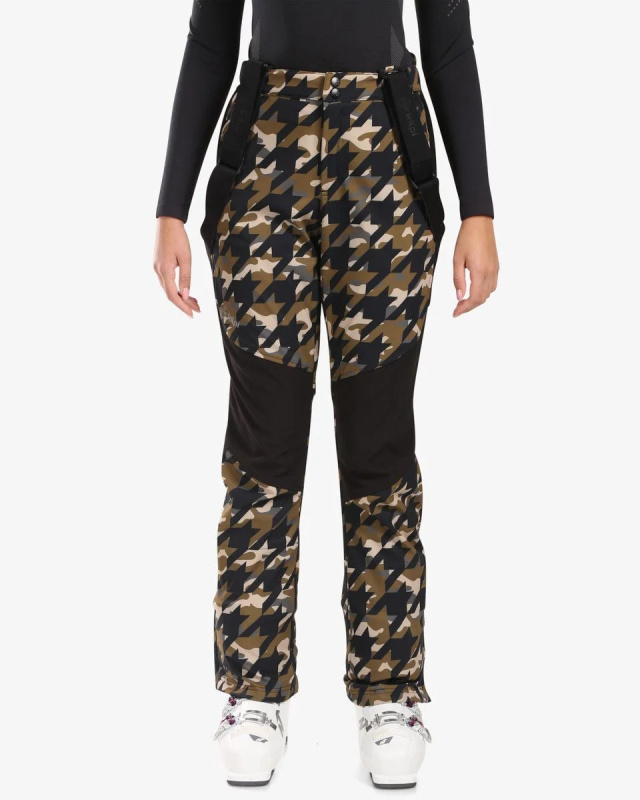 Dámské lyžařské kalhoty KILPI Torien khaki Velikost: 46