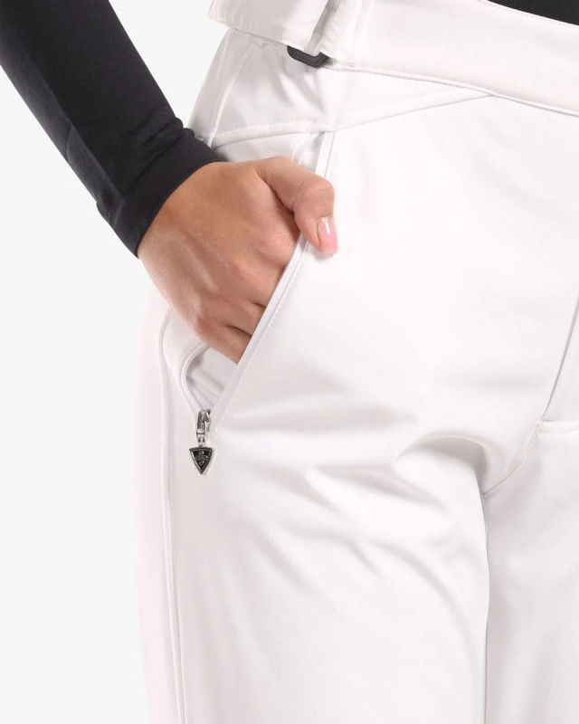 Dámské lyžařské kalhoty KILPI Dione bílé Velikost: 46