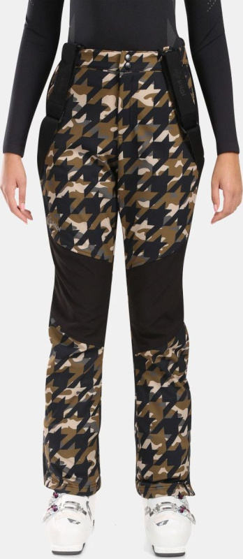 Dámské lyžařské kalhoty KILPI Torien khaki Velikost: 38 Short