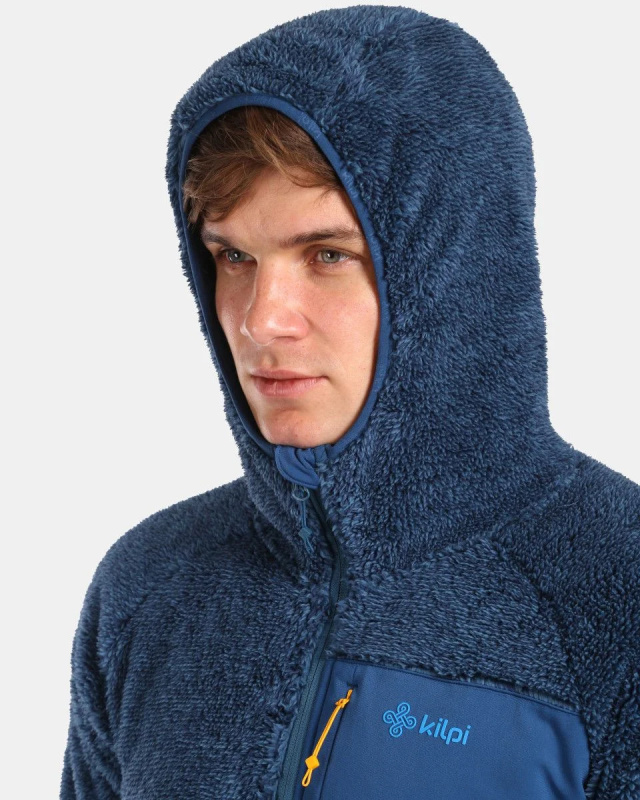 Pánská fleecová mikina KILPI Norka modrá Velikost: 3XL