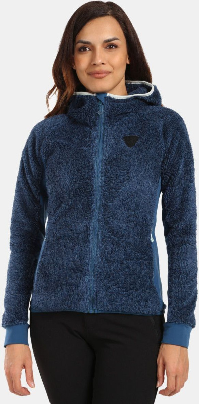 Dámská fleecová mikina KILPI Norka modrá Velikost: 34