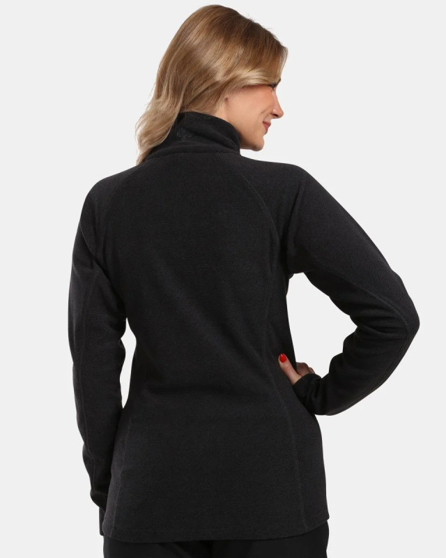 Dámská fleecová mikina KILPI Almeri černá Velikost: 36