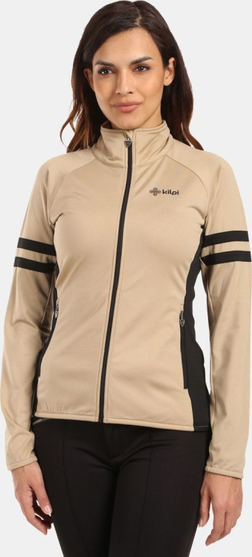 Dámská fleecová mikina KILPI Junie béžová Velikost: 44