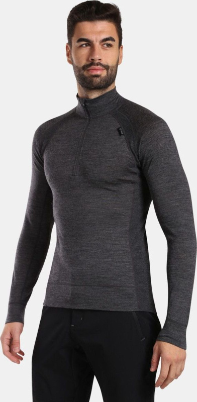 Pánské merino triko KILPI Jager šedé Velikost: XL
