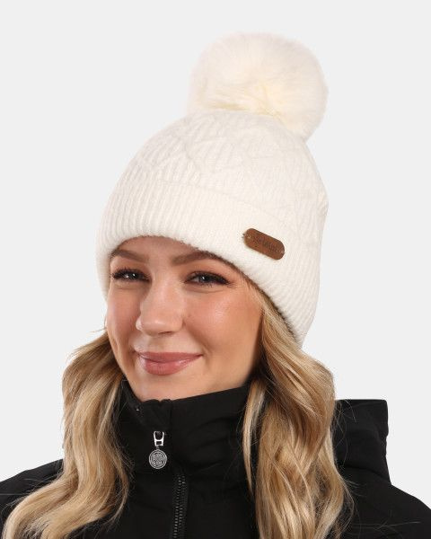 Dámská zimní čepice KILPI Rena bílá Velikost: UNI