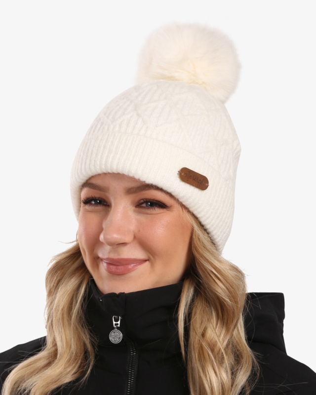 Dámská zimní čepice KILPI Rena bílá Velikost: UNI