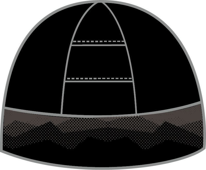 Unisex funkční čepice KILPI Tail černá Velikost: S