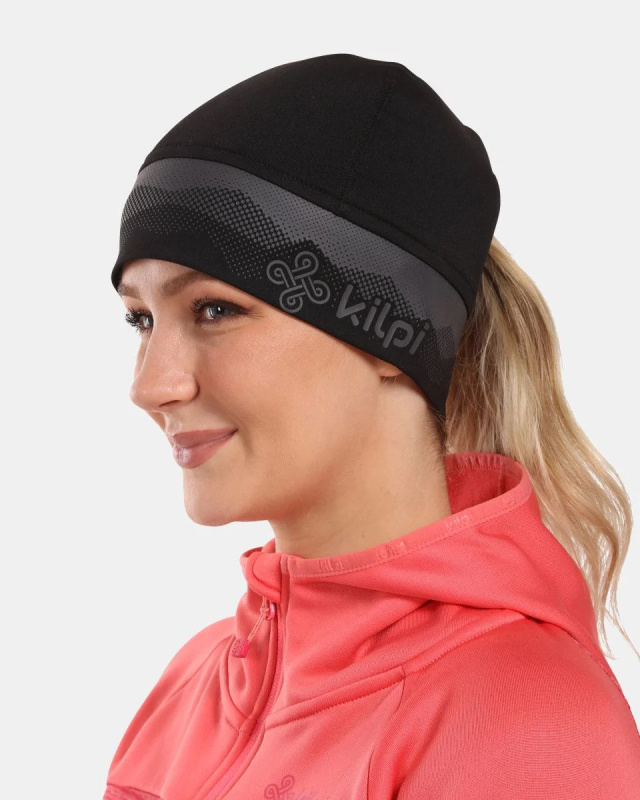 Unisex funkční čepice KILPI Tail černá Velikost: M