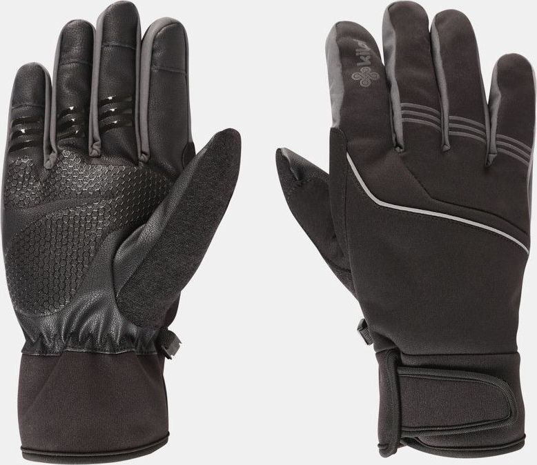 Zateplené softshellové rukavice KILPI Cinqo černé Velikost: XL