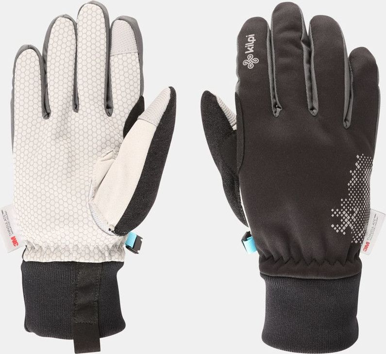 Zateplené softshellové rukavice KILPI Bricx černé Velikost: XL