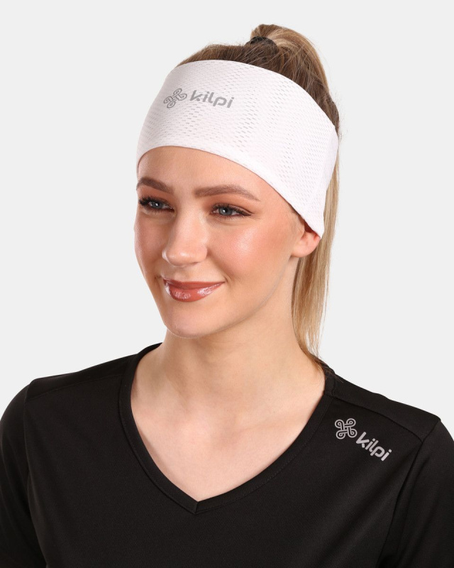 Unisex sportovní čelenka KILPI Cooly bílá Velikost: L