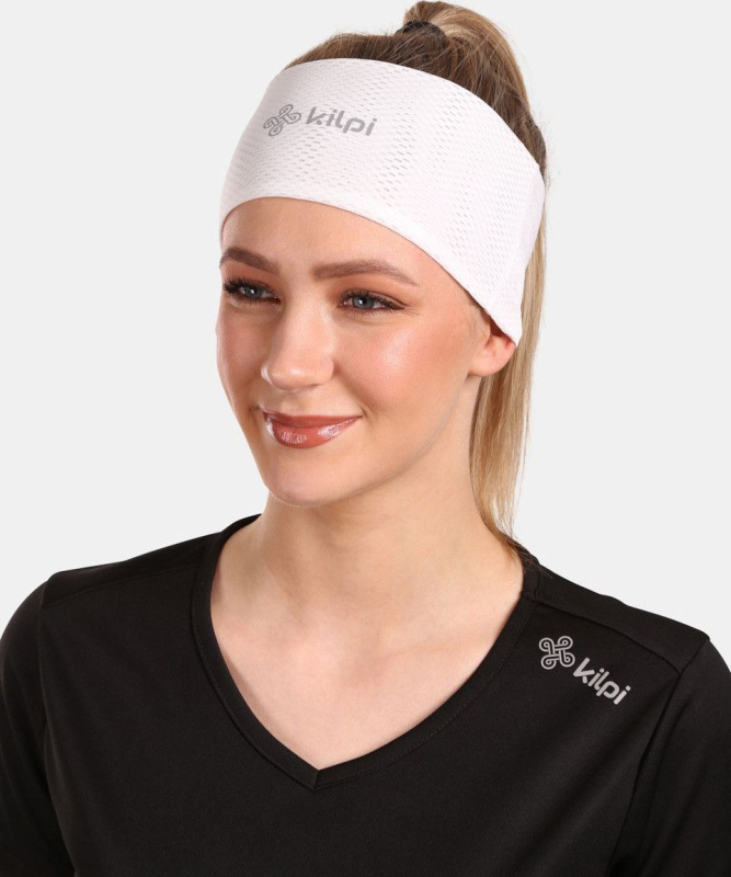 Unisex sportovní čelenka KILPI Cooly bílá Velikost: L