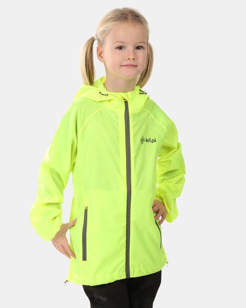 Dětská nepromokavá bunda KILPI Jaluu žlutá Velikost: 122