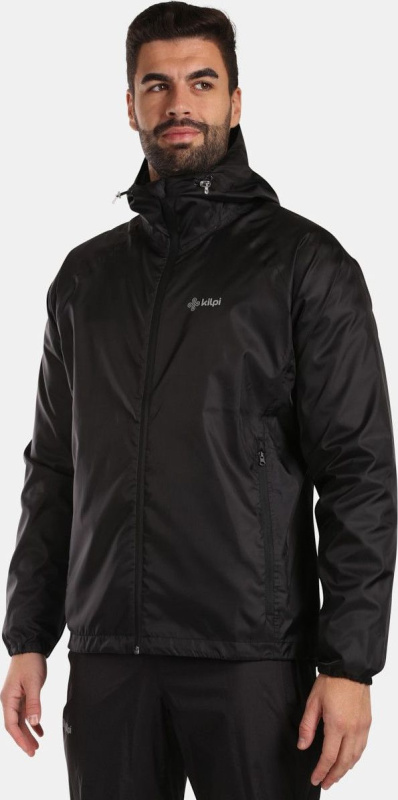 Unisex nepromokavá bunda KILPI Jaluu černá Velikost: M