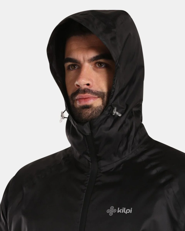 Unisex nepromokavá bunda KILPI Jaluu černá Velikost: XXL