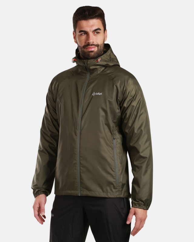 Unisex nepromokavá bunda KILPI Jaluu zelená Velikost: XS