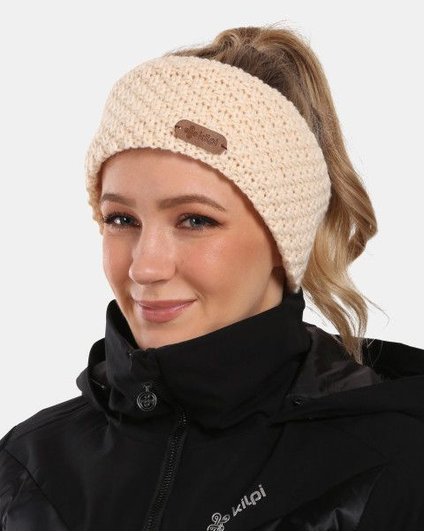 Dámská zimní čelenka KILPI Sima bílá Velikost: UNI