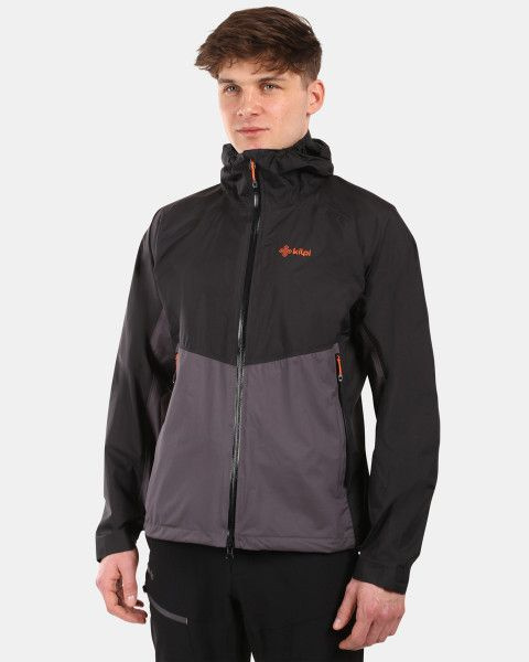 Pánská nepromokavá bunda KILPI Hurricane černá Velikost: 3XL