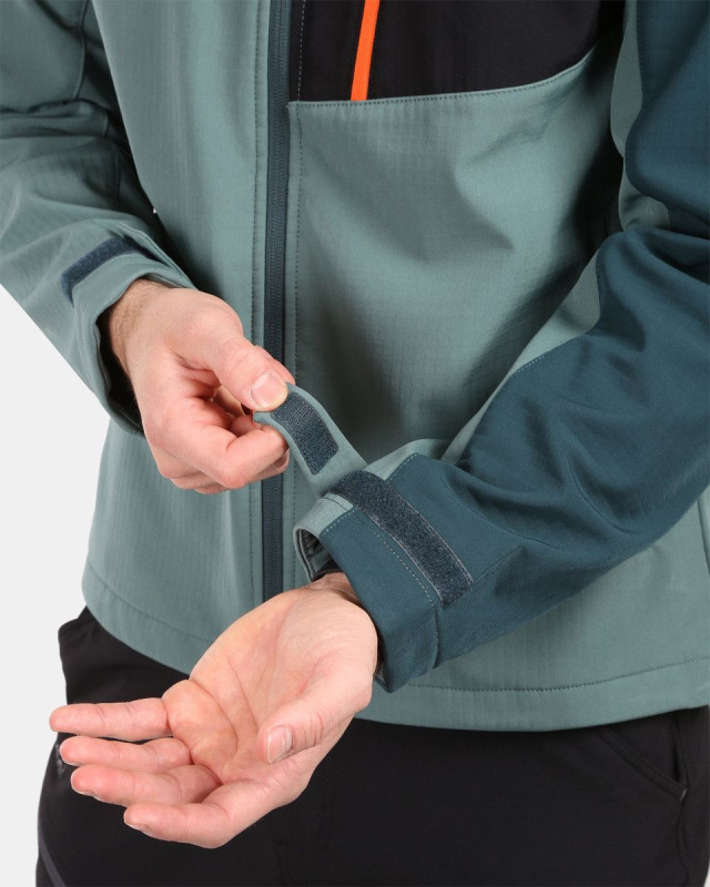 Pánská softshellová bunda KILPI Ontavio khaki Velikost: XXL