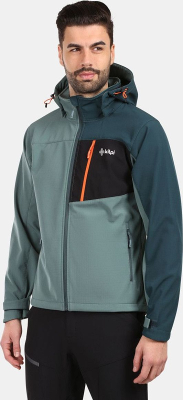 Pánská softshellová bunda KILPI Ontavio khaki Velikost: XXL