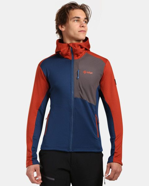 Pánská fleecová mikina KILPI Sevelen modrá Velikost: 3XL