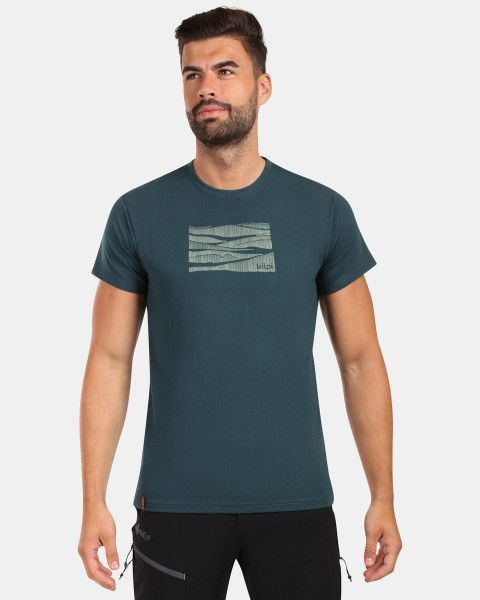 Pánské funkční triko KILPI Dixie zelené Velikost: XL