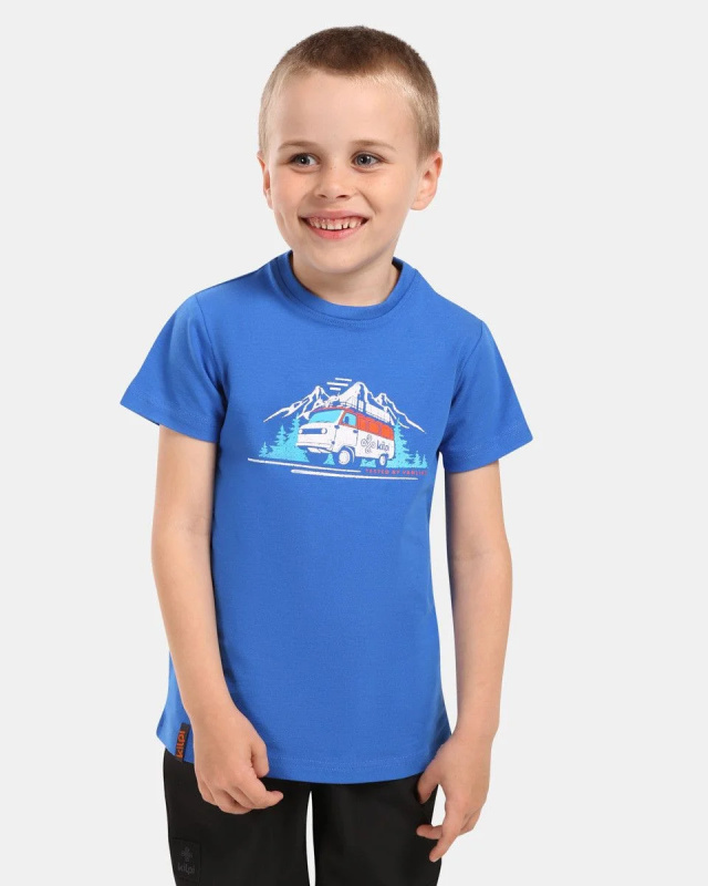 Chlapecké bavlněné triko KILPI Salo modré Velikost: 98