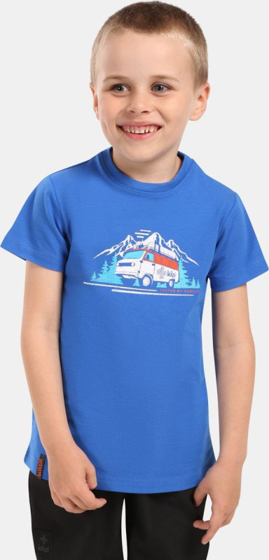 Chlapecké bavlněné triko KILPI Salo modré Velikost: 98