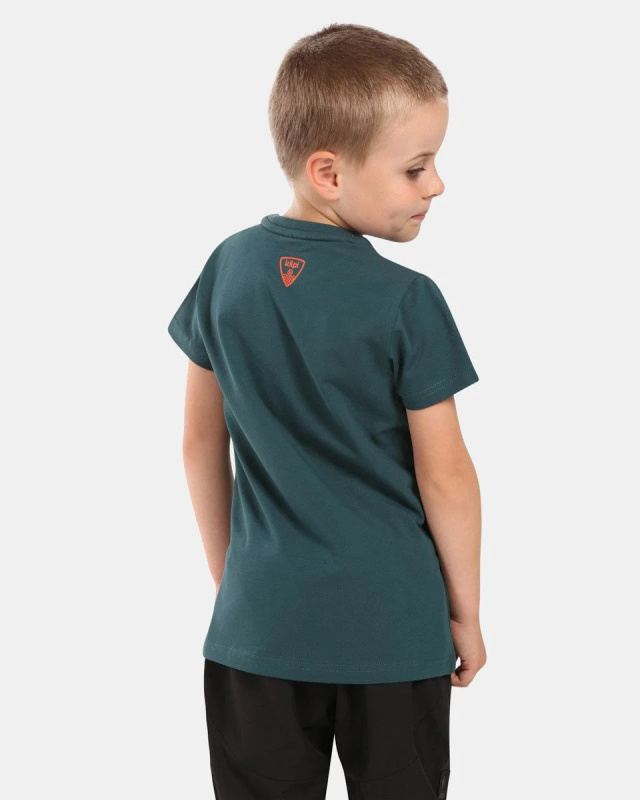 Chlapecké bavlněné triko KILPI Salo zelené Velikost: 122