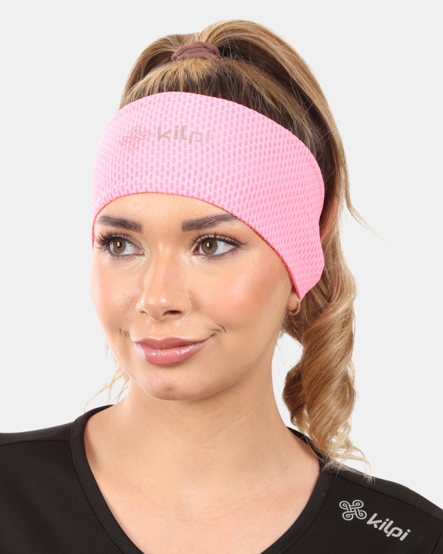 Unisex sportovní čelenka KILPI Cooly růžová Velikost: S