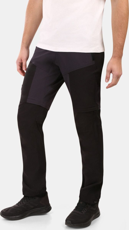 Pánské outdoorové kalhoty 2v1 KILPI Hosio černé Velikost: 3XL