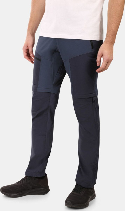 Pánské outdoorové kalhoty 2v1 KILPI Hosio modré Velikost: S Short