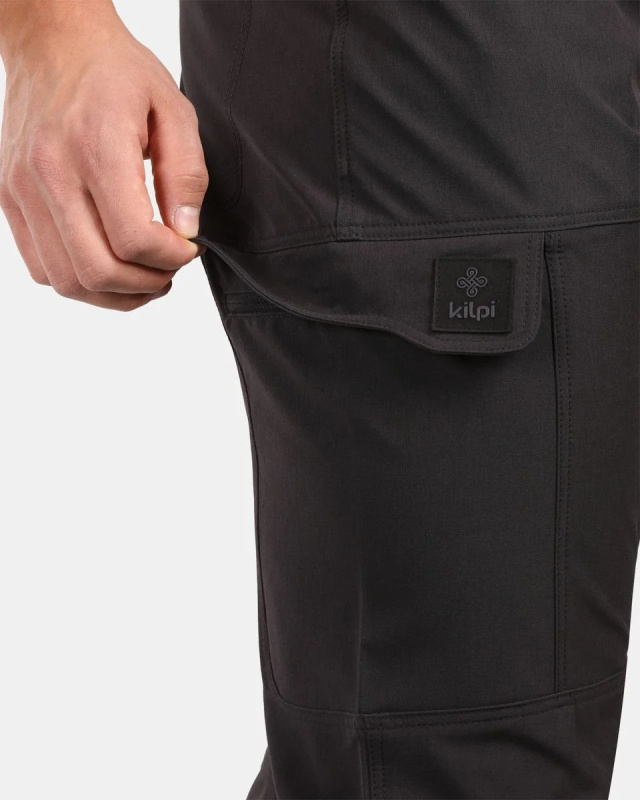 Pánské outdoorové kalhoty KILPI Ligne černé Velikost: XL