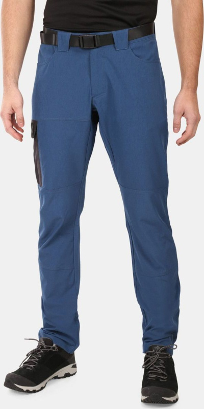 Pánské outdoorové kalhoty KILPI Ligne modré Velikost: L Short
