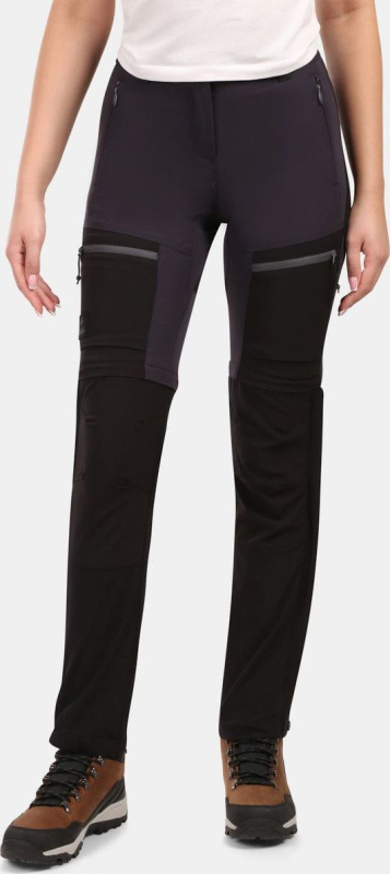 Dámské outdoorové kalhoty KILPI Hosio černé Velikost: 36 Short