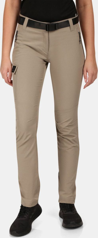 Dámské outdoorové kalhoty KILPI Belvela khaki Velikost: 36 Short