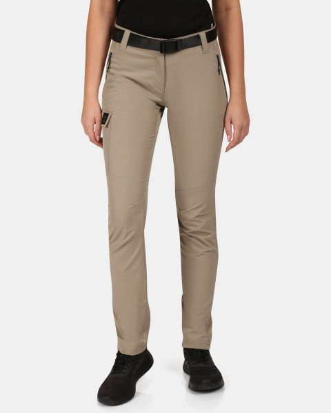 Dámské outdoorové kalhoty KILPI Belvela khaki Velikost: 36