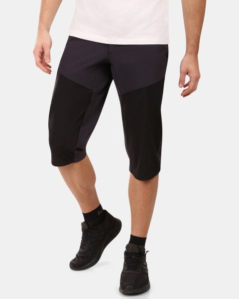 Pánské 3/4 outdoorové kalhoty KILPI Olpra černé Velikost: 3XL