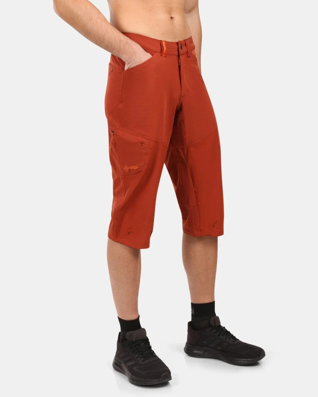 Pánské 3/4 outdoorové kalhoty KILPI Olpra hnědé Velikost: 3XL