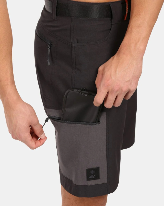 Pánské outdoorové kraťasy KILPI Navia černé Velikost: 3XL