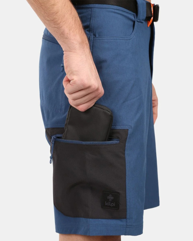 Pánské outdoorové kraťasy KILPI Navia modré Velikost: 3XL
