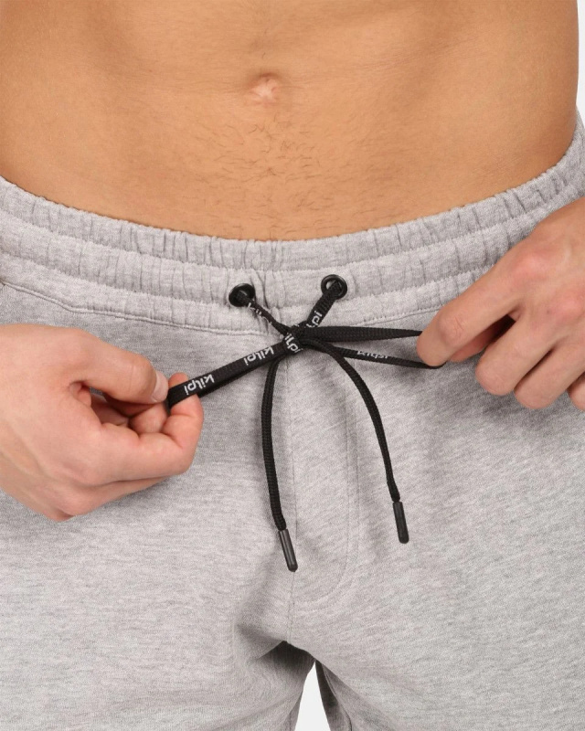 Pánské bavlněné kraťasy KILPI Tuscon šedé Velikost: XL