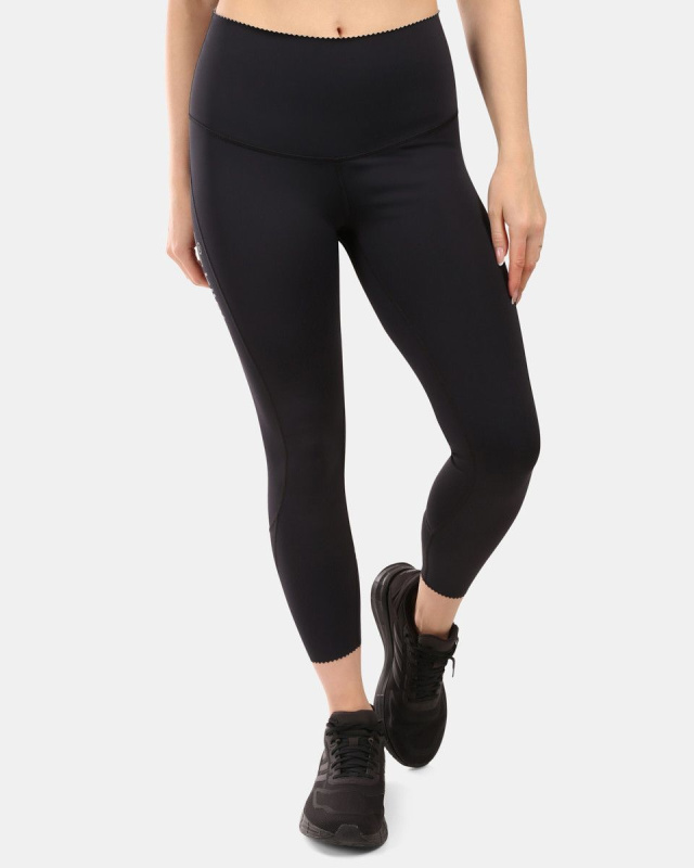 Dámské 7/8 legíny KILPI Rivian černé Velikost: 40