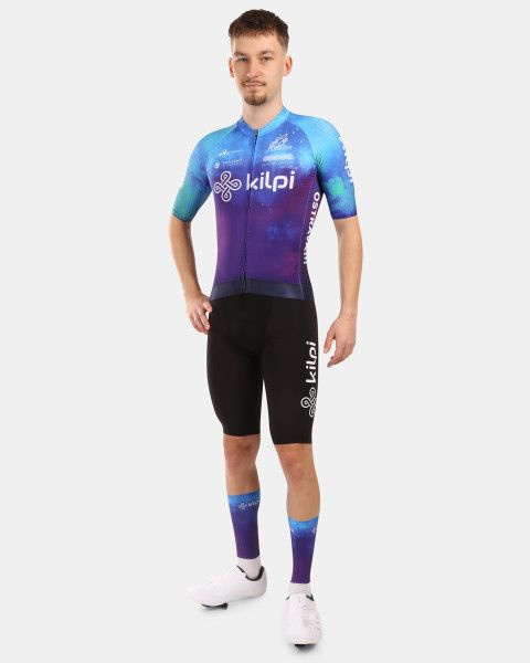 Pánský cyklistický dres KILPI Corridor modrý Velikost: S