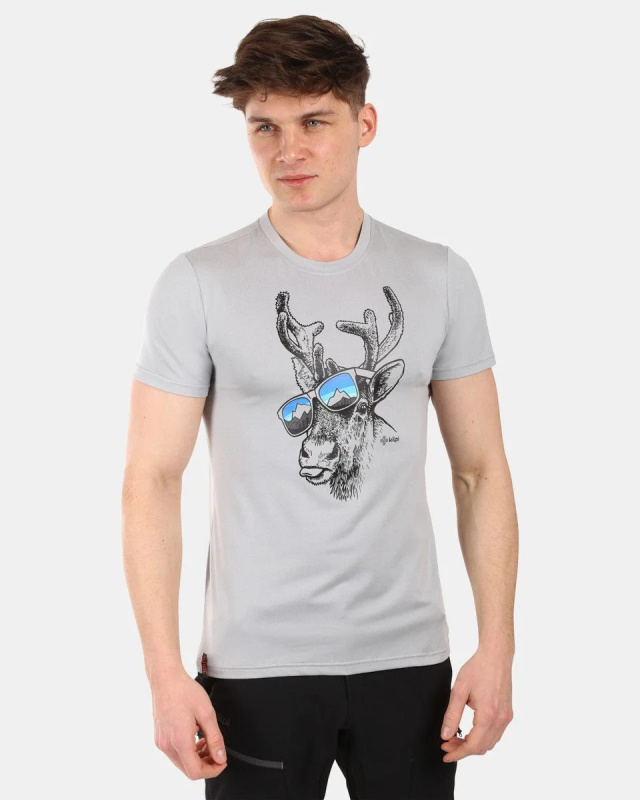 Pánské sportovní triko KILPI Lismain šedé Velikost: 3XL
