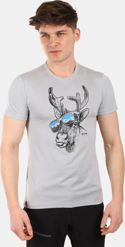 Pánské sportovní triko KILPI Lismain šedé Velikost: XXL